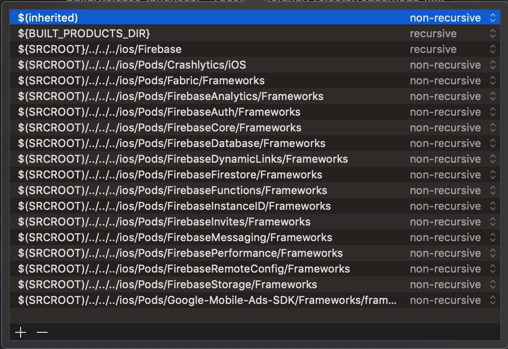 React Native Firebase Search Path